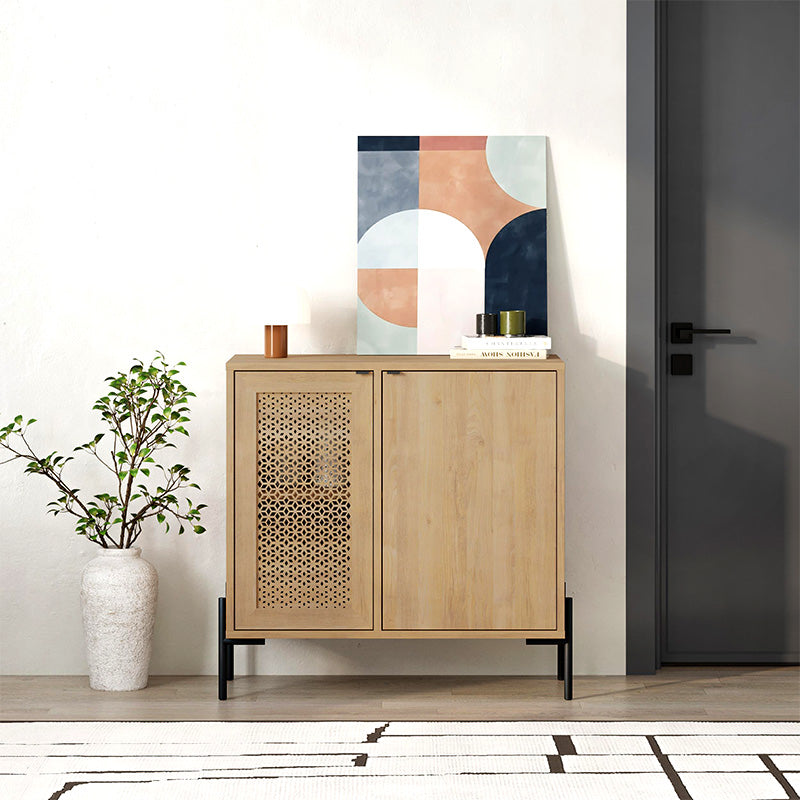 Μπουφές Naive Megapap χρώμα sapphire oak 80x40x80εκ. - Hippiehome.gr