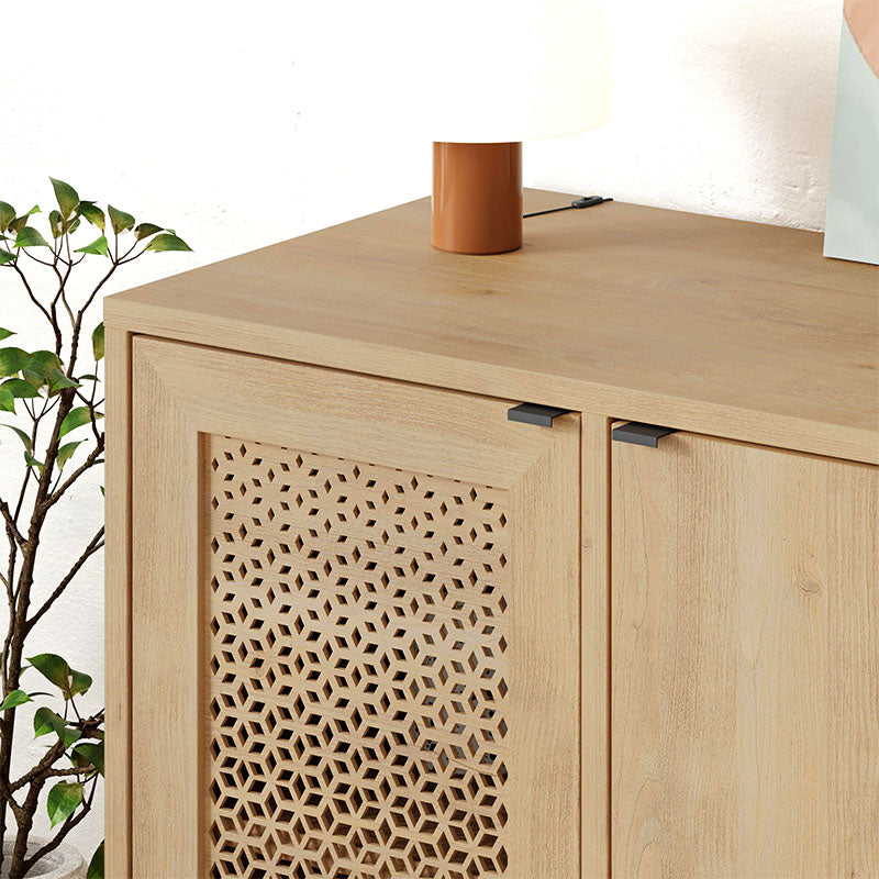 Μπουφές Naive Megapap χρώμα sapphire oak 80x40x80εκ. - Hippiehome.gr