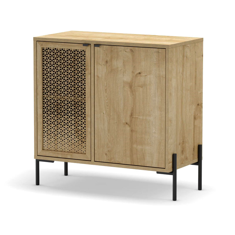 Μπουφές Naive Megapap χρώμα sapphire oak 80x40x80εκ. - Hippiehome.gr