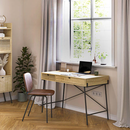 Γραφείο εργασίας Naive Megapap χρώμα sapphire oak 113,4x60x77,5εκ. - Hippiehome.gr