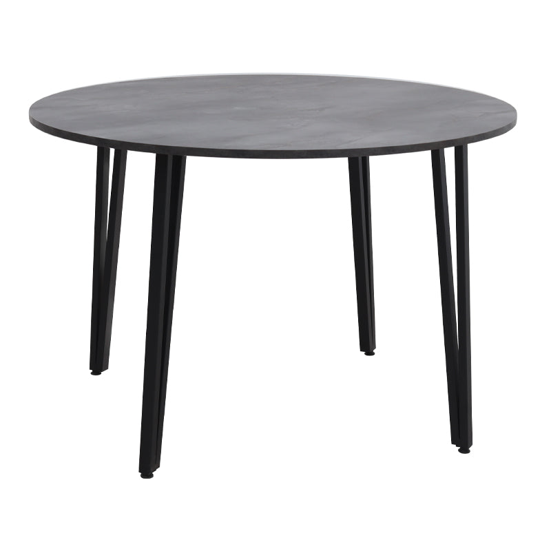 Τραπέζι Zeno Megapap χρώμα σκούρο γκρι σκυροδέματος Ø110x73,5εκ. - Hippiehome.gr