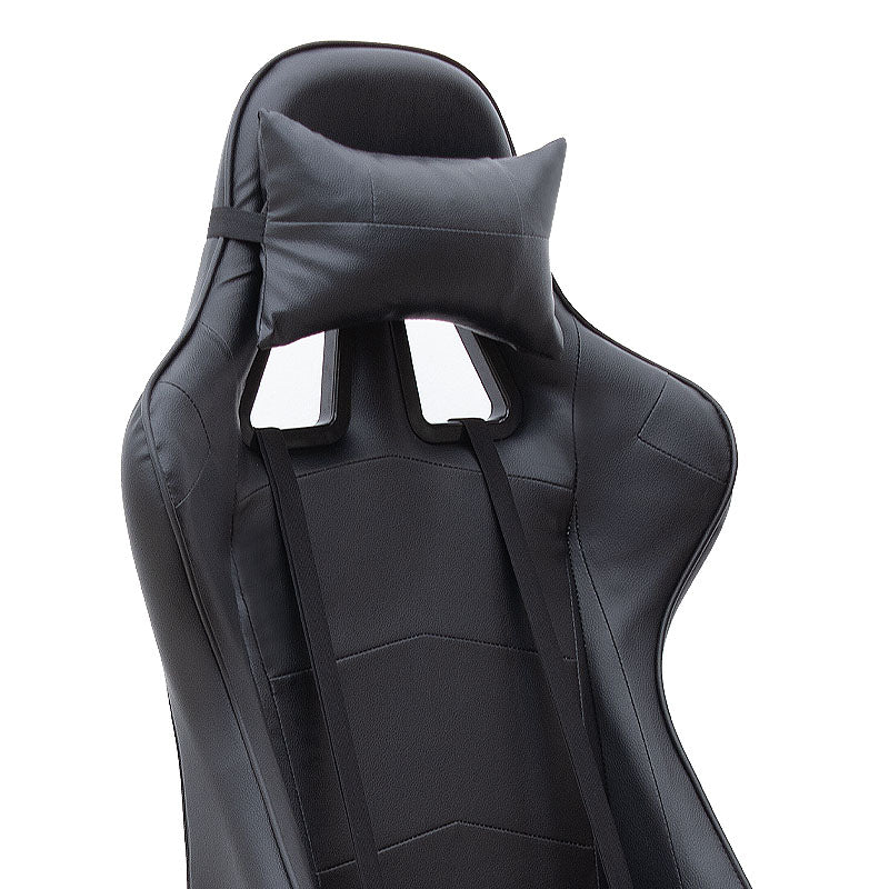 Καρέκλα γραφείου Gaming Alonso Megapap από τεχνόδερμα χρώμα μαύρο 67x70x125/135 εκ. - Hippiehome.gr