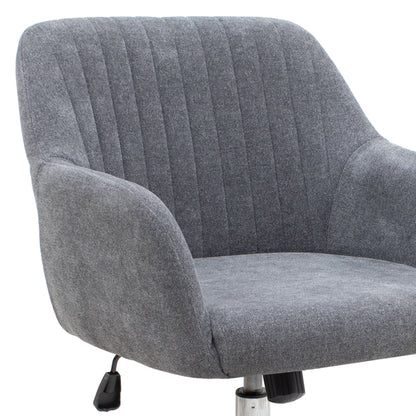 Καρέκλα γραφείου Lana Megapap υφασμάτινη χρώμα γκρι 61x61x80/90εκ. - Hippiehome.gr