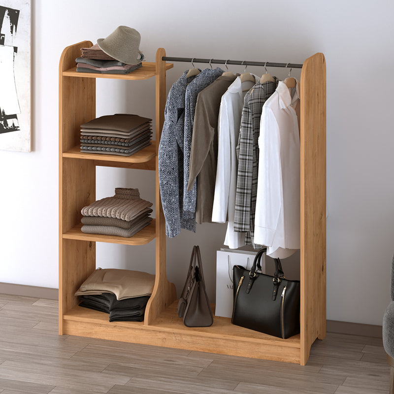 Έπιπλο εισόδου Rozesme Megapap χρώμα pine oak 120x40x135εκ. - Hippiehome.gr