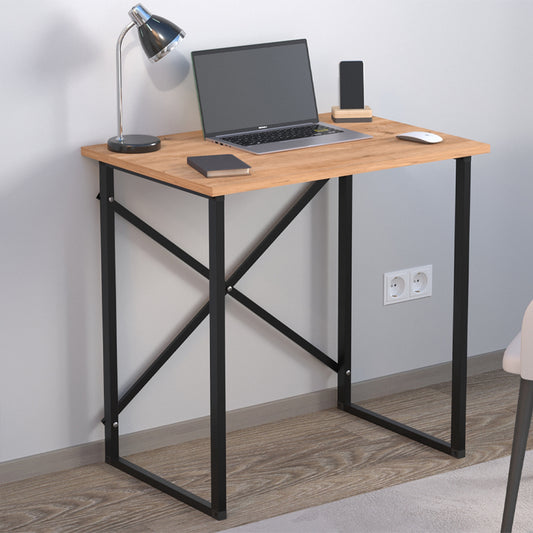 Γραφείο εργασίας Verne Megapap χρώμα pine oak 75x52x73,8εκ. - Hippiehome.gr