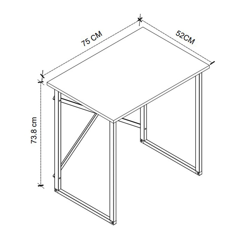 Γραφείο εργασίας Verne Megapap χρώμα pine oak 75x52x73,8εκ. - Hippiehome.gr