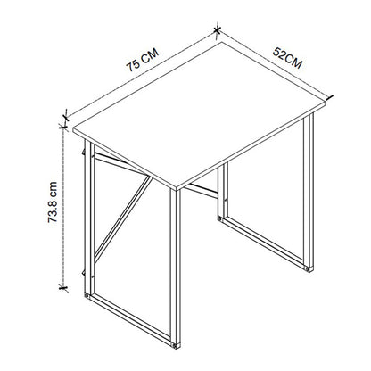 Γραφείο εργασίας Verne Megapap χρώμα pine oak 75x52x73,8εκ. - Hippiehome.gr