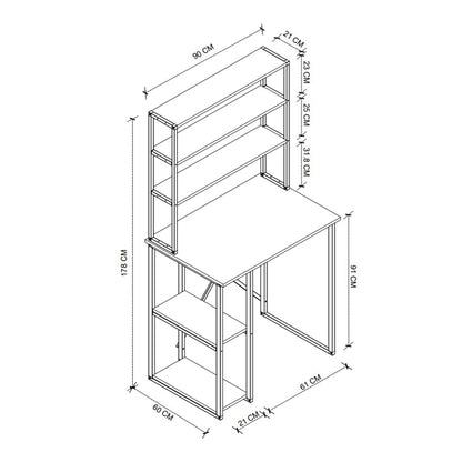 Έπιπλο πλυντηρίου Berkus Megapap χρώμα pine oak 90x60x178εκ. - Hippiehome.gr