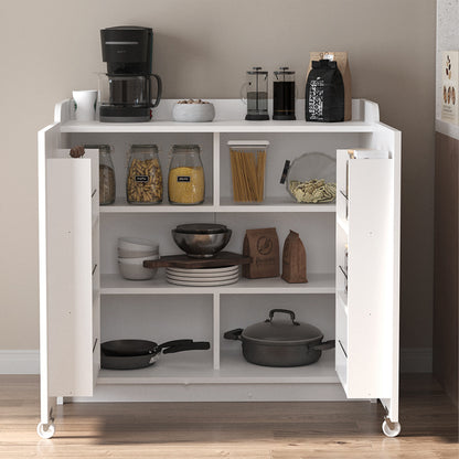 Ντουλάπι κουζίνας - μπάνιου Altay I Megapap χρώμα λευκό 97,8x44,1x91,5εκ. - Hippiehome.gr