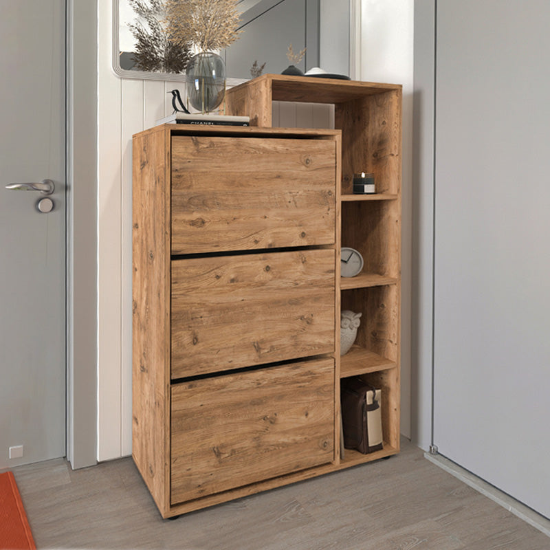 Παπουτσοθήκη Lego Megapap χρώμα pine oak 90x32x143εκ. - Hippiehome.gr
