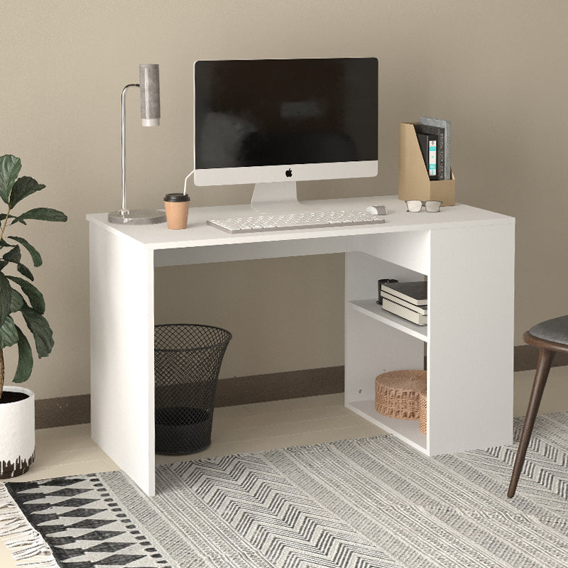 Γραφείο εργασίας Smyrna Megapap χρώμα λευκό 120x60x74,4εκ. - Hippiehome.gr