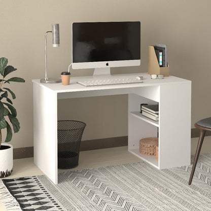 Γραφείο εργασίας Smyrna Megapap χρώμα λευκό 120x60x74,4εκ. - Hippiehome.gr