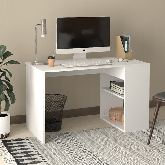 Γραφείο εργασίας Smyrna Megapap χρώμα λευκό 120x60x74,4εκ. - Hippiehome.gr