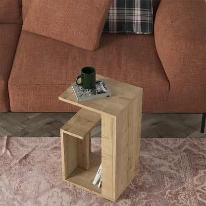 Τραπεζάκι βοηθητικό Rosana Megapap χρώμα sapphire oak 35x29,5x60εκ. - Hippiehome.gr