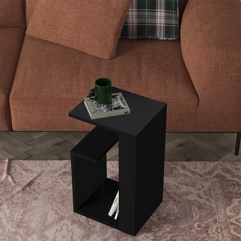 Τραπεζάκι βοηθητικό Rosana Megapap χρώμα μαύρο 35x29,5x60εκ. - Hippiehome.gr