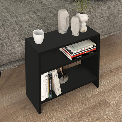 Τραπεζάκι βοηθητικό Silvanus Megapap χρώμα μαύρο 51x17,5x49εκ. - Hippiehome.gr