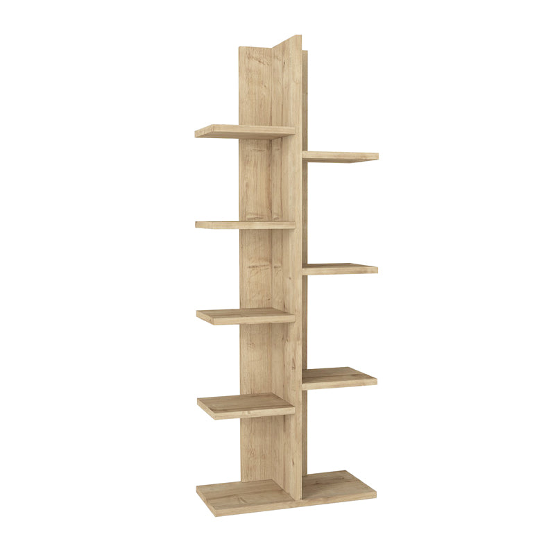 Βιβλιοθήκη Tree Megapap χρώμα sapphire oak 45x21,4x121,8εκ. - Hippiehome.gr