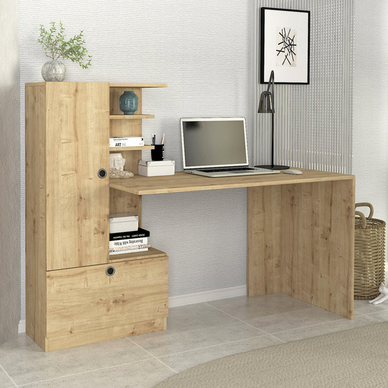 Γραφείο εργασίας Domingo Megapap χρώμα sapphire oak 149,5x60x120εκ. - Hippiehome.gr