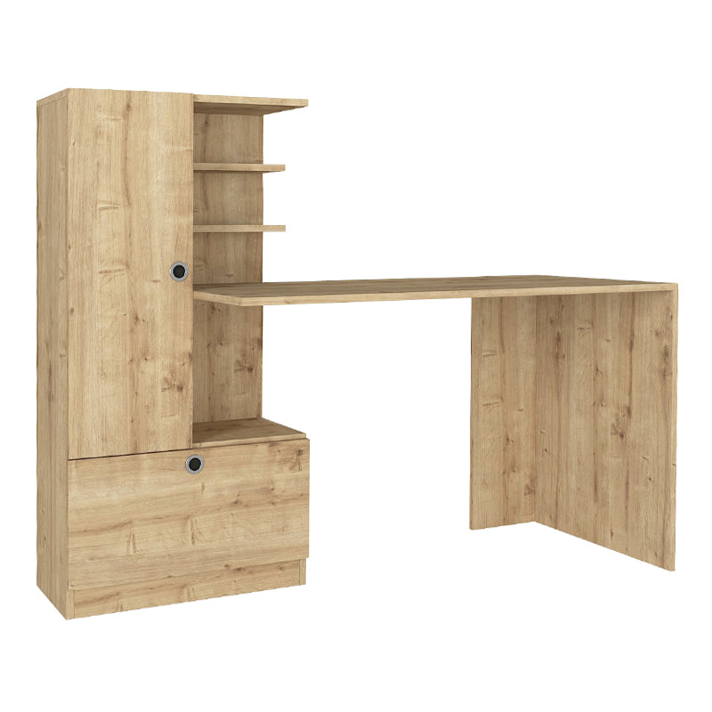 Γραφείο εργασίας Domingo Megapap χρώμα sapphire oak 149,5x60x120εκ. - Hippiehome.gr