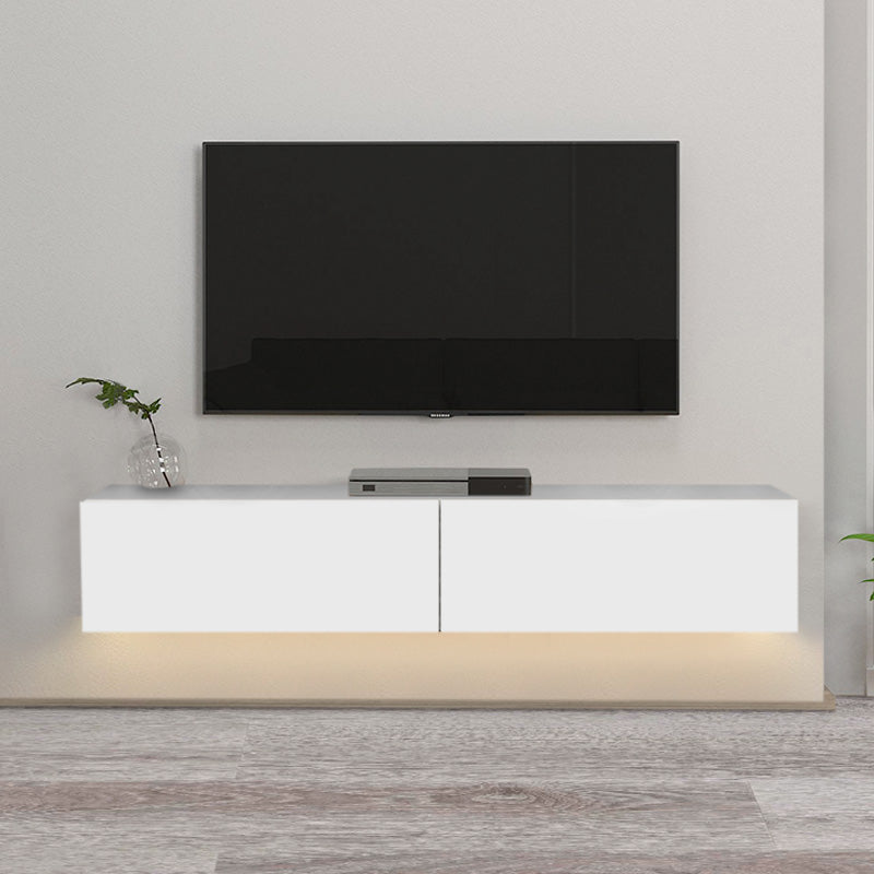 Έπιπλο τηλεόρασης επιτοίχιο Aristo Megapap με LED χρώμα λευκό 135x31,6x25εκ. - Hippiehome.gr