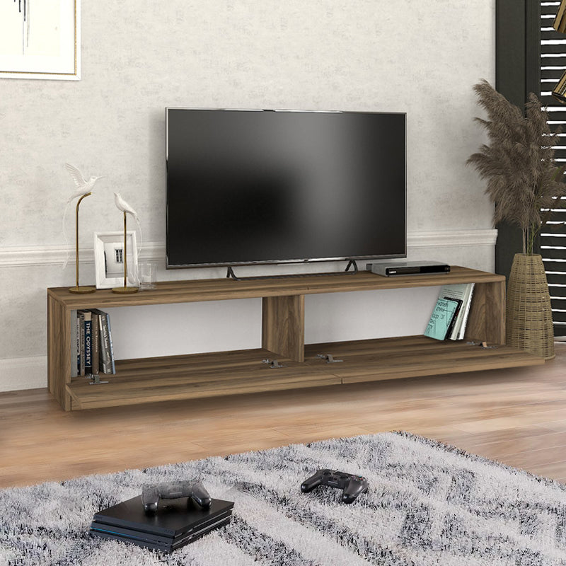 Έπιπλο τηλεόρασης Ahenk Megapap χρώμα καρυδί 160x31,3x32,9εκ. - Hippiehome.gr