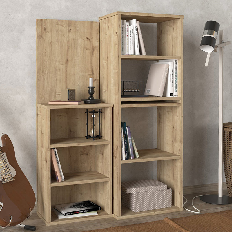Γραφείο εργασίας πολυμορφικό Last Megapap χρώμα sapphire oak 119x44,7x123εκ. - Hippiehome.gr