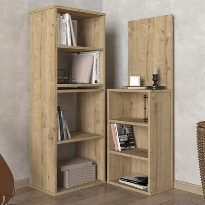 Γραφείο εργασίας πολυμορφικό Last Megapap χρώμα sapphire oak 119x44,7x123εκ. - Hippiehome.gr