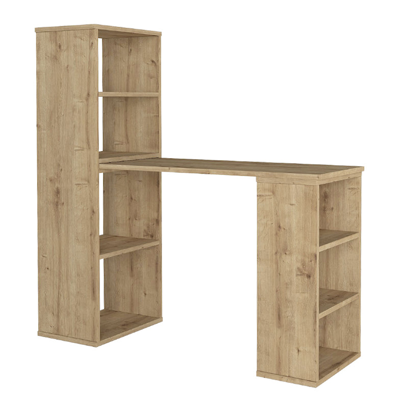 Γραφείο εργασίας πολυμορφικό Last Megapap χρώμα sapphire oak 119x44,7x123εκ. - Hippiehome.gr