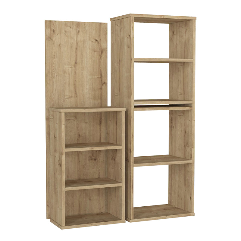 Γραφείο εργασίας πολυμορφικό Last Megapap χρώμα sapphire oak 119x44,7x123εκ. - Hippiehome.gr