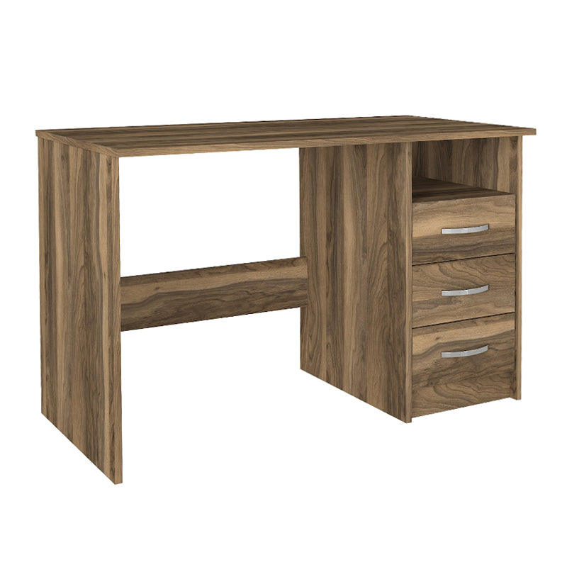 Γραφείο εργασίας Eldoris Megapap χρώμα καρυδί 120x60x75εκ. - Hippiehome.gr