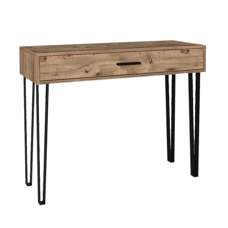 Κονσόλα μελαμίνης Rochel Megapap χρώμα atlantic pine 120x35x89,8εκ. - Hippiehome.gr