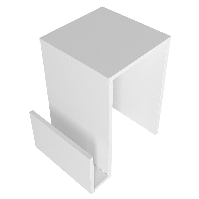 Τραπεζάκι βοηθητικό Regnar Megapap χρώμα λευκό 43,1x33,5x52εκ. - Hippiehome.gr