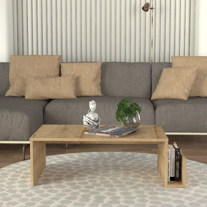 Τραπεζάκι σαλονιού Regnar Megapap χρώμα sapphire oak 100,6x55x31,8εκ. - Hippiehome.gr