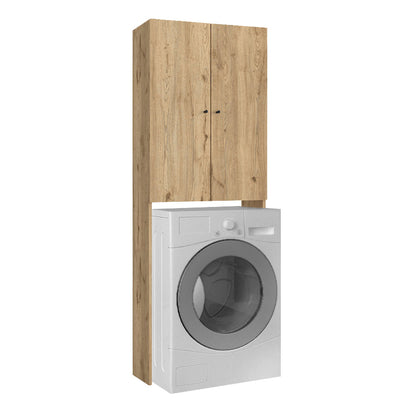 Έπιπλο πλυντηρίου Romme Megapap χρώμα sepet oak 65x27,1x180εκ. - Hippiehome.gr