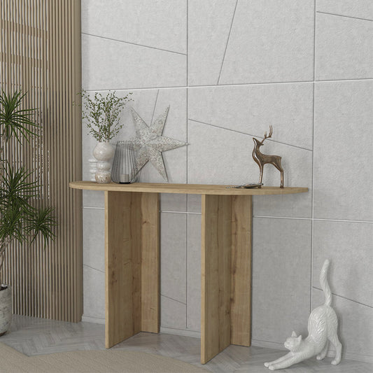 Κονσόλα Cortado Megapap χρώμα sapphire oak 120x35x75εκ. - Hippiehome.gr