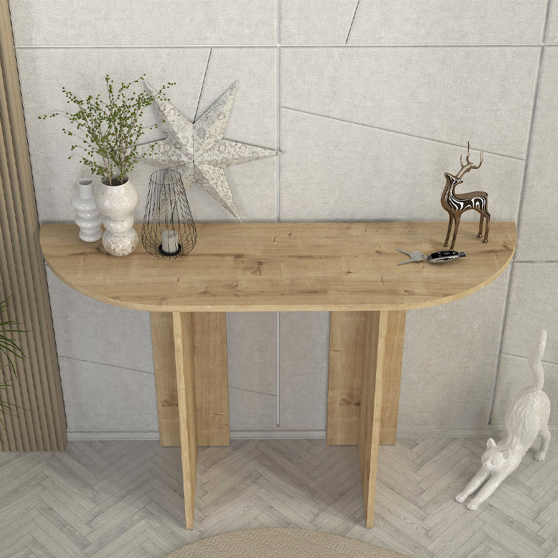 Κονσόλα Cortado Megapap χρώμα sapphire oak 120x35x75εκ. - Hippiehome.gr