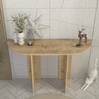 Κονσόλα Cortado Megapap χρώμα sapphire oak 120x35x75εκ. - Hippiehome.gr