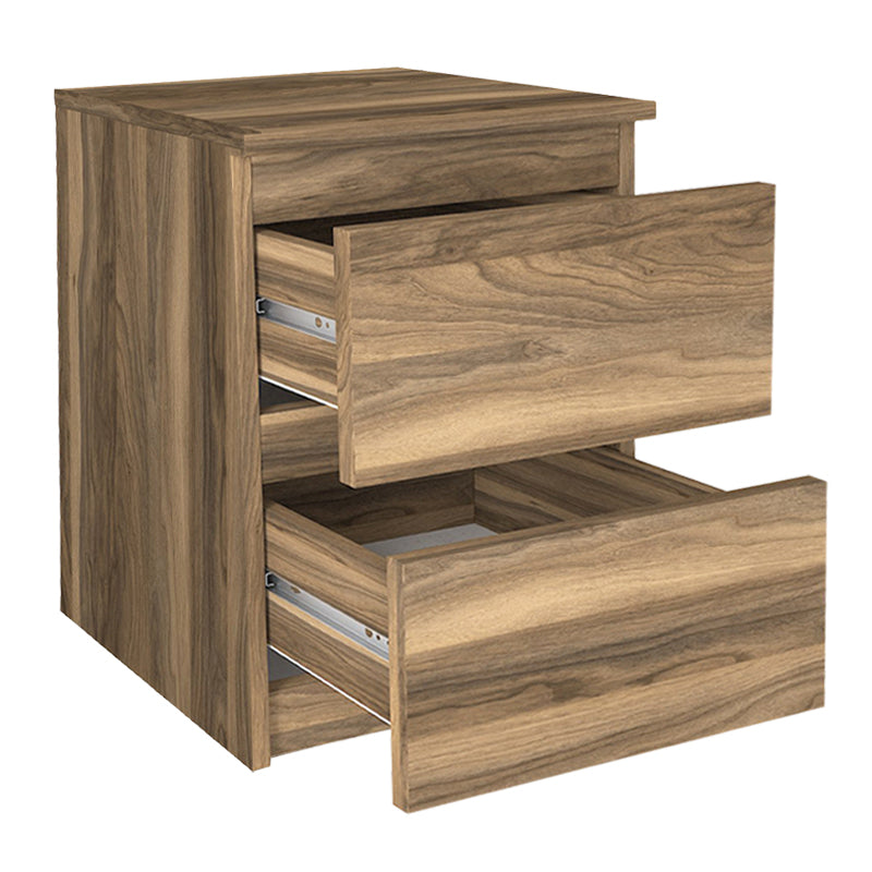 Κομοδίνο Breve Megapap χρώμα καρυδί 39,8x41,8x55εκ. - Hippiehome.gr