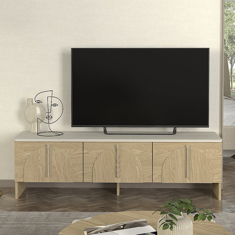 Έπιπλο τηλεόρασης Rebel Megapap χρώμα rota oak - sandstone 150x35x45εκ. - Hippiehome.gr