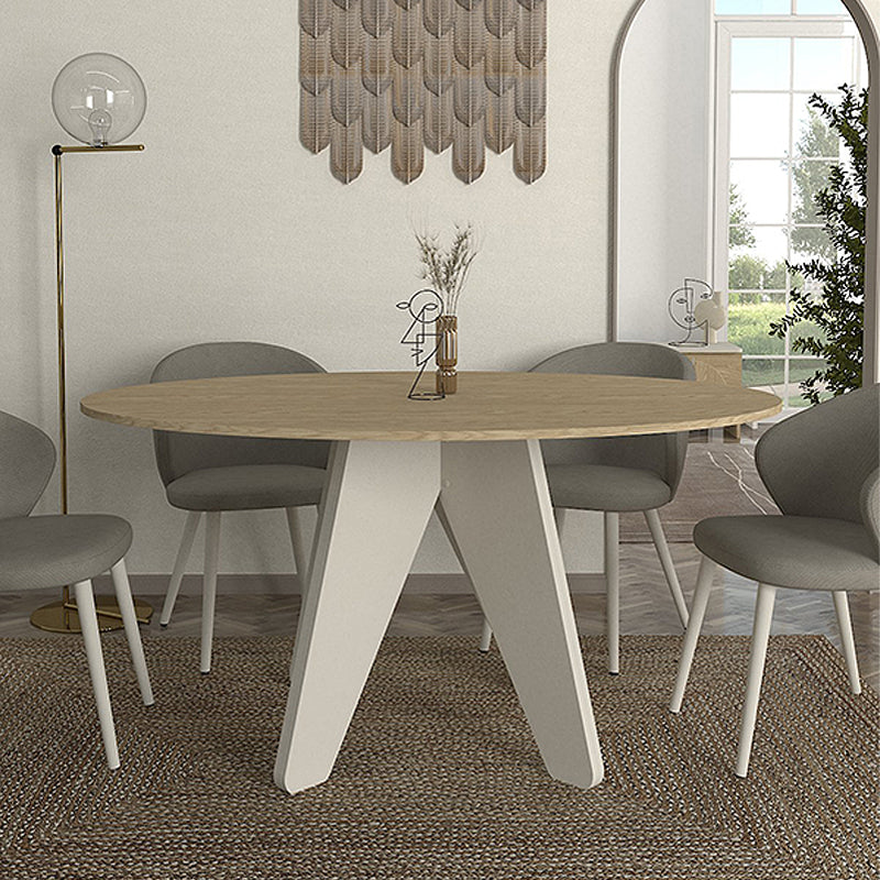 Τραπέζι Rebel Megapap χρώμα rota oak - sandstone 150x90x75εκ. - Hippiehome.gr