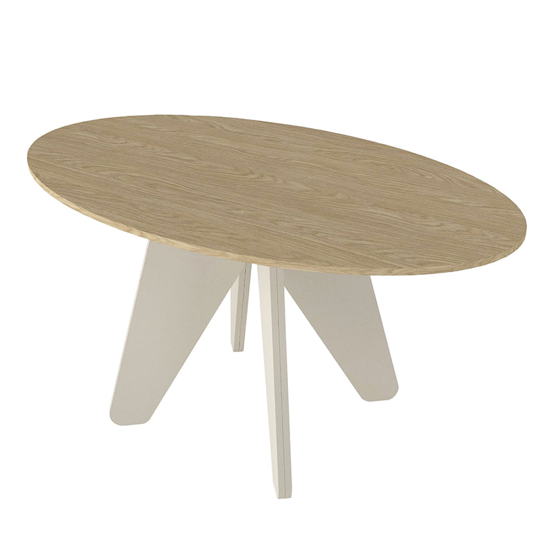 Τραπέζι Rebel Megapap χρώμα rota oak - sandstone 150x90x75εκ. - Hippiehome.gr