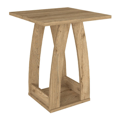 Τραπεζάκι βοηθητικό - Κομοδίνο Deros Megapap χρώμα sepet oak 45x45x56εκ. - Hippiehome.gr