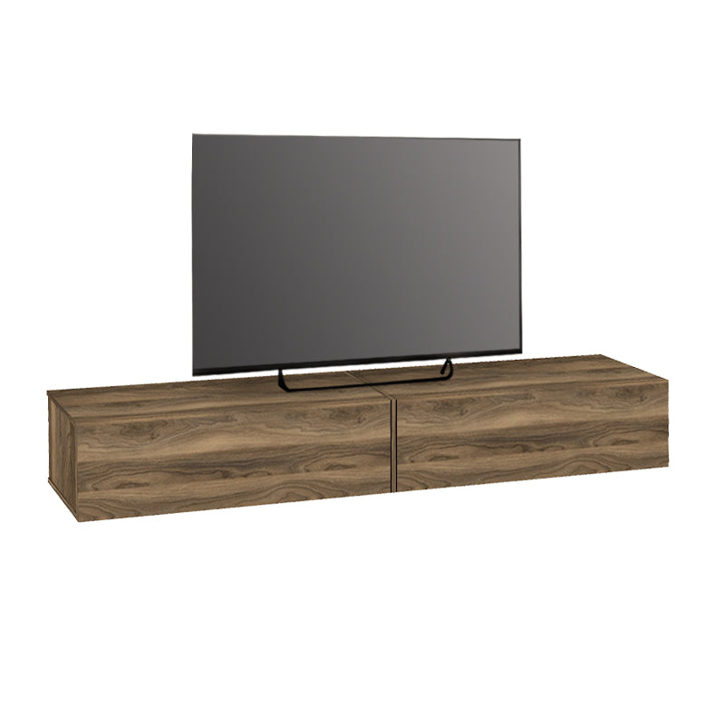 Έπιπλο τηλεόρασης επιτοίχιο Espanse Megapap χρώμα καρυδί 241,8x31,7x30εκ. - Hippiehome.gr