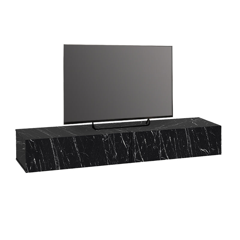 Έπιπλο τηλεόρασης επιτοίχιο Espanse Megapap χρώμα μαύρο εφέ μαρμάρου 241,8x31,7x30εκ. - Hippiehome.gr