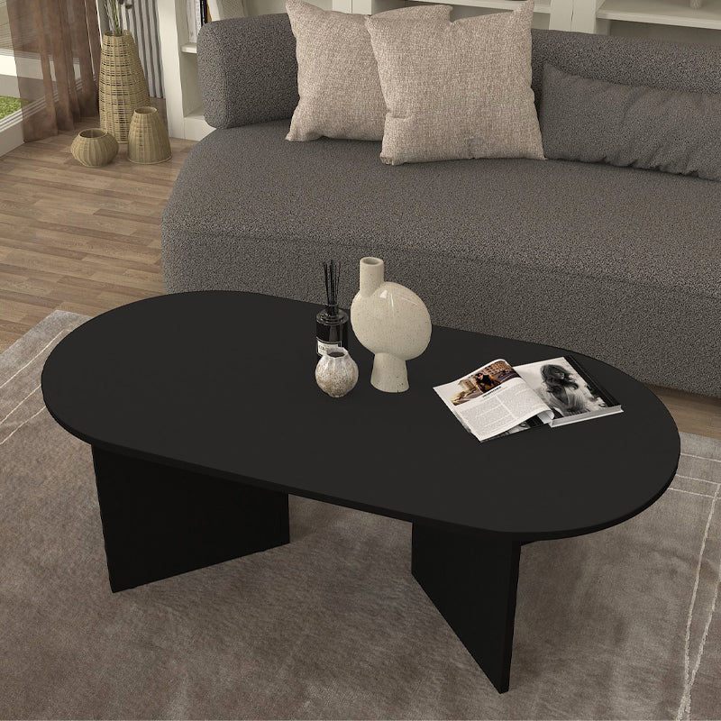 Τραπεζάκι σαλονιού Cortado Megapap χρώμα μαύρο 120x60x39,6εκ. - Hippiehome.gr