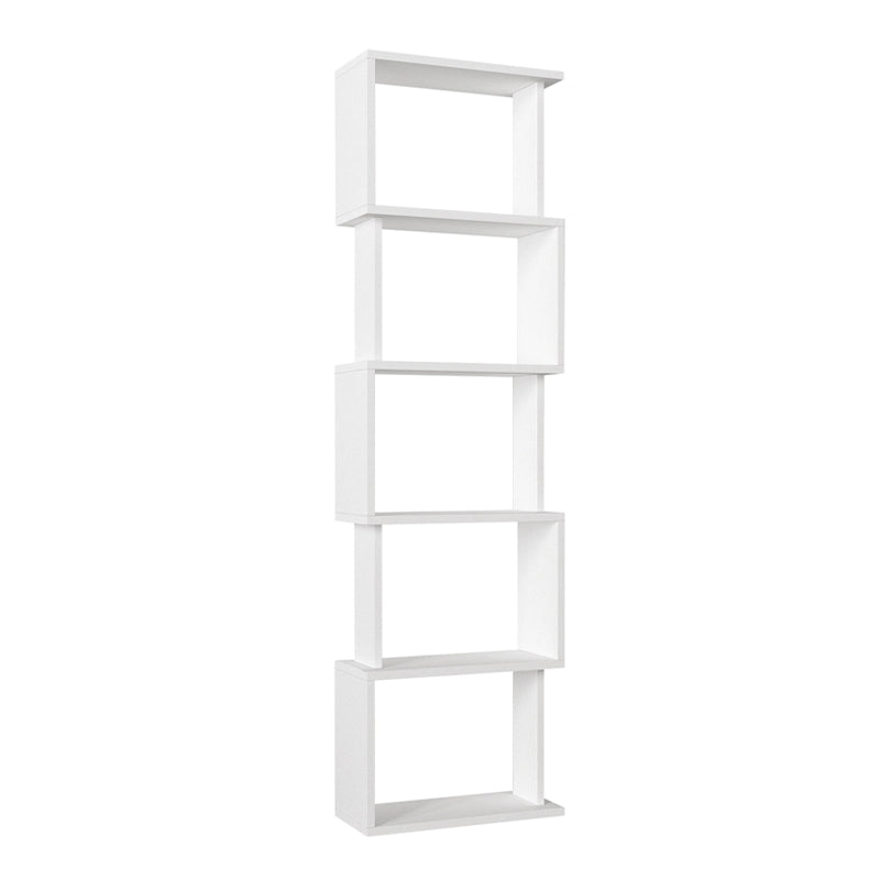 Βιβλιοθήκη Alvina Megapap χρώμα λευκό 45x19,6x158,8εκ. - Hippiehome.gr