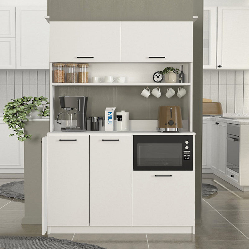 Έπιπλο κουζίνας Tuco 3 Megapap χρώμα λευκό 123,8x40x180εκ. - Hippiehome.gr