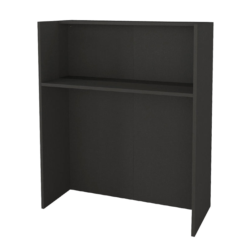 Γραφείο υποδοχής - reception Karibu Megapap με LED χρώμα ανθρακί - sepet oak 90x40x100εκ. - Hippiehome.gr