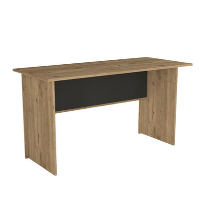 Γραφείο εργασίας Nika Megapap χρώμα sepet oak - ανθρακί 140x60x75εκ. - Hippiehome.gr