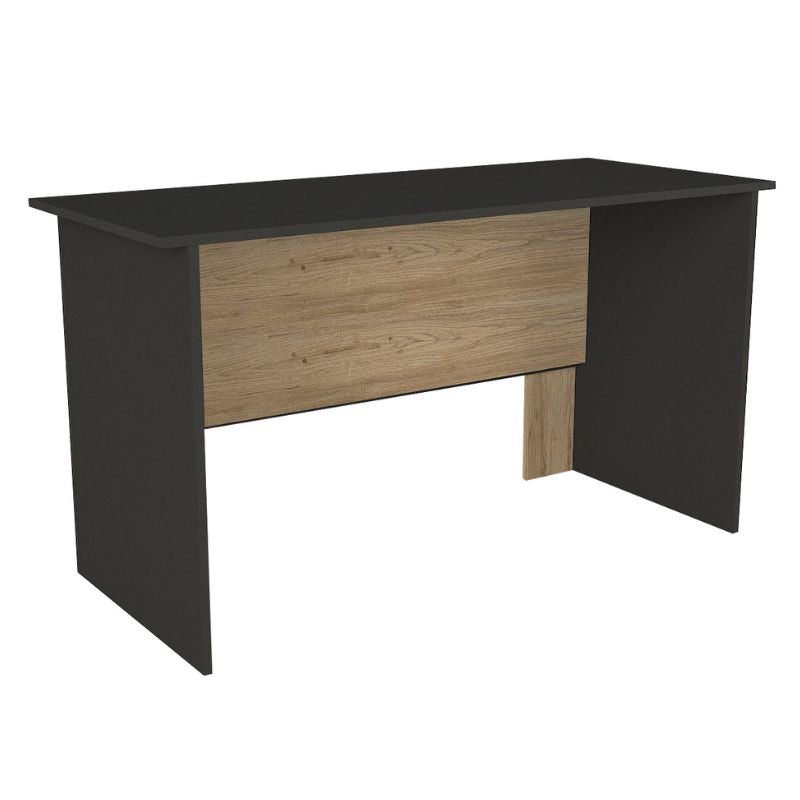 Γραφείο εργασίας Epito Megapap χρώμα ανθρακί - sepet oak 140x59,6x76,8εκ. - Hippiehome.gr